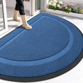 OLANLY Half Circle Front Door Mat Outside 71x47 All-Season Rubber Doormat by OLANLY