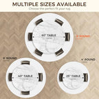 BAGAIL BASICS Round 8 FT Rug Pad Gripper for Hardwood Floors, Non Slip Rug Pads for Area Rugs, Extra Thick Under Rug Padding, Protect Your Rugs & Floors - Image 6