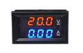 Taidacent Modbus RTU Power Monitor Energy Meter with RS485 TTL Isolated 100V 5A 10A 50A 100A DC Voltage Current Meter with Dual LCD Display (100V100A_Modbus Protocol_485 Isolation)