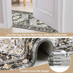 Yamaziot Washable Runner Rug, 2x8 Non-Slip Boho Vintage Hallway Kitchen Rug - Image 4