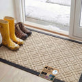 GORILLA GRIP WeatherMAX Door Mat, Indoor Outdoor Use, 47x35, Latte Modern by GorillaGrip