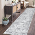 2x7 Runner Rug Non Slip,Washable Hallway Runner Rug,Grey by Restydon