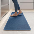 YDKGL Kitchen Rugs Kitchen Mats for Floor Non Slip Washable Blue 17"x47" by YDKGL
