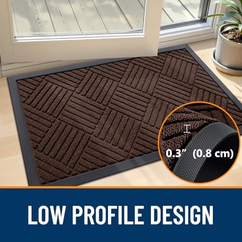 OLANLY Front Door Mat Outside Entrance 71x47, Waterproof Heavy-Duty Doormat - Image 5