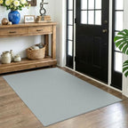 EARTHALL Washable Area Rug, Non Slip Entryway Rug, 4x5 Ft, Turquoise/Gray by Unknown