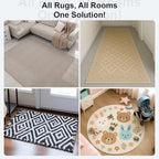Home Techpro 24 PCS Gripper for Rug for Hardwood Floors, Reusable Under Rug Carpet Tape, Rug Anti Slip Grips for Area Rugs,Non Slip Rug Pads - Image 5