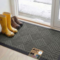 GORILLA GRIP WeatherMAX Door Mat, Indoor Outdoor Use, 47x35, Gray Diamond by GorillaGrip