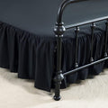 Bed Skirt Twin Size Ruffled Bed Skirt with Split Corners by xuandian