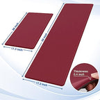 StepRite Kitchen Mats for Floor, 2-Piece Anti-Fatigue Rugs, Burgundy - Image 2
