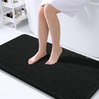 OLANLY Bathroom Runner Rugs 45x27, Extra Soft Absorbent Chenille Bath Rugs by OLANLY