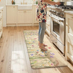 KIMODE Anti Fatigue Kitchen Mats for Floor, Farmhouse Kitchen Runner Rug by StayinComfortCookwithJoy