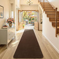 AROGAN 2x10 Runner Rug for Hallway, Long Runner Rugs Non Slip, Coffee by AROGANAREARUG