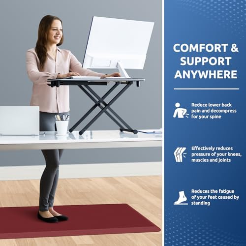 0.8" Thick Kitchen Mat Cushioned Anti Fatigue Rug Comfort Floor Mats - Image 4
