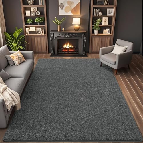 AROGAN 6x9 Area Rugs for Living Room Non Slip Bedroom Rug, Black & White by AROGANAREARUG