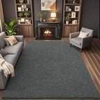 AROGAN 4x6 Area Rugs for Living Room Non Slip Bedroom Rug, Black & White by AROGANAREARUG