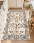 OLANLY 2x4 Washable Accent Rug Non Slip Carpet for Entryway Kitchen Bedside by OLANLY