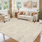 Aelenmu 5x7 Area Rugs for Living Room Washable Bedroom Dining Room Beige - Image 3