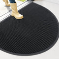 OLANLY Half Circle Front Door Mat 40x32, Waterproof Heavy-Duty Doormat by OLANLY