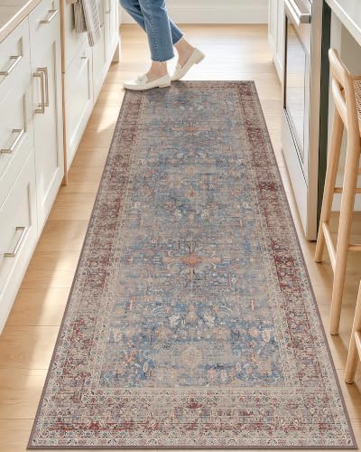 OLANLY 2x6 Washable Runner Rug, Soft Non Slip Carpet for Hallway Kitchen by OLANLY