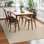 EARTHALL Washable Area Rug, Non Slip Living Room Rug, 5x7 Ft, Sand/Beige - Image 6