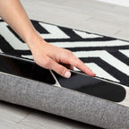 GORILLA GRIP® Extra Long Rug Grippers for Hardwood Floor, 12 Pack Black by GorillaGrip