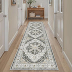 Madane Hallway Runner Rug 2x8 Washable Kitchen Rugs Non-Slip, Black - Image 2