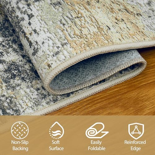 8x10 Area Rugs for Living Room Washable Bedroom Dining Room Multi Color - Image 4