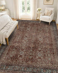 OLANLY 5x7 Washable Area Rug, Soft Non Slip Carpet for Bedroom Living Room by OLANLY