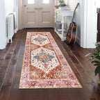 Yamaziot Washable Runner Rug, 2x6 Non-Slip Boho Vintage Hallway Kitchen Rug by Yamaziot