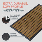ubdyo Extra Durable Door Mat Outside Entrance (32" x 20", Bright Brown) - Image 4