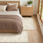 Kitchen Rugs Sets of 2, 2x3 2x4 Rug Runner,Beige - Image 3