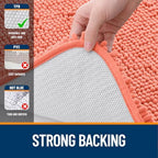 OLANLY Large Bathroom Rugs 70x46, Extra Soft Absorbent Chenille Bath Rugs - Image 6