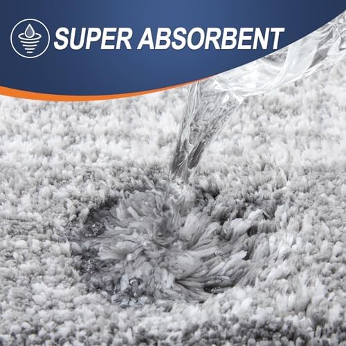 OLANLY Bathroom Runner Rug 59x17, Extra Soft Absorbent Microfiber Bath Rugs - Image 3
