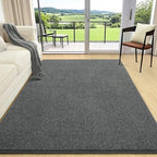 AROGAN 6x9 Area Rugs for Living Room Non Slip Bedroom Rug, Black & White - Image 2