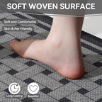 Kitchen Mats for Floor, Non Slip Kitchen Rugs, 17x47 Grey - Image 6