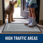 OLANLY Front Door Mat Outside 47x32, All-Season Heavy-Duty Rubber Doormat - Image 6