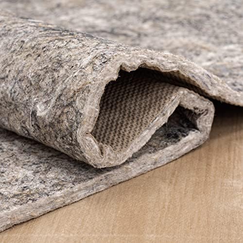 Mohawk Home Non Slip Rug Pad 7' 6" Round - 3/8" Thick Felt + Latex Rubber Gripper - Dual Surface Cushion for Hardwood, Carpet, Tile Floors, Made in USA - Image 6