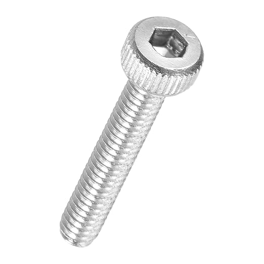 Kozelo 100pcs Socket Head Cap Screws - [M2-0.4 x 12mm] 304 Stainless Steel Allen Socket Drive for Electrical Motor 3D Printing Fan Engine Replacement Use, Silver