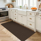 EARTHALL Washable Runner Rug, Non Slip Door Runner, 2x4 Ft, Brown/Coffee - Image 5