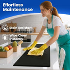 KitchenClouds Kitchen Mats for Floor,3PCS Cushioned Soft Kitchen Rugs - Image 6