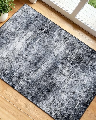 OLANLY 2x3 Washable Small Rug Non Slip Indoor Door Mat for Entryway Bedside by OLANLY