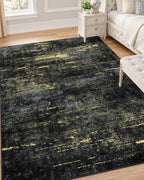 OLANLY 4x6 Washable Area Rug, Soft Non Slip Carpet for Bedroom Living Room by OLANLY