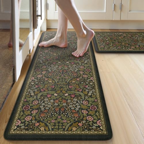 Collive Anti Fatigue Kitchen Mats, Non Slip Cushioned Kitchen Floor Mat by Collive