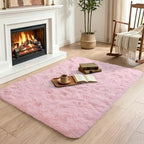 2x3 Pink Fluffy Soft Area Rug Non-Slip for Kids Bedroom Nursery Playroom - Image 4