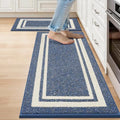 COSY HOMEER Kitchen Rugs Sets of 2 Non-Slip Washable,20"x30"+20"x48" by COSYHOMEER