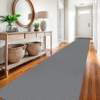 EARTHALL Washable Runner Rug, Non Slip Hall Runner Carpet, 3x18 Ft, Dark Gray - Image 6