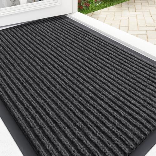OLANLY Front Door Mat 33x21, Waterproof Heavy-Duty Indoor Outdoor Doormat by OLANLY