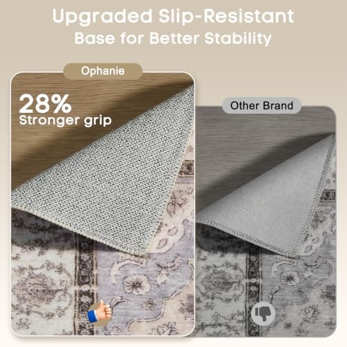 Ophanie Beige Wool Area Rugs 2x6 for Bedroom Living Room, Fluffy Shag Fuzzy Carpet, Plush Shaggy Rug, Indoor Carpet for Kids Boys Dorm Home Decor Aesthetic, Nursery with 99 pcs Pile fibers - Image 4
