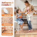 Collive Fall Kitchen Rugs Sets of 2 Non Slip Washable, 20"x47"+20"x32" - Image 6