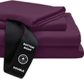 THE LAD COLLECTIVE 3.0 Queen Bedding Set - 4-Piece Bedset w/Fitted Sheet, Top Sheet & 2 Standard Pillowcases [Duvet Not Included] - Bamboo-Cotton - New England